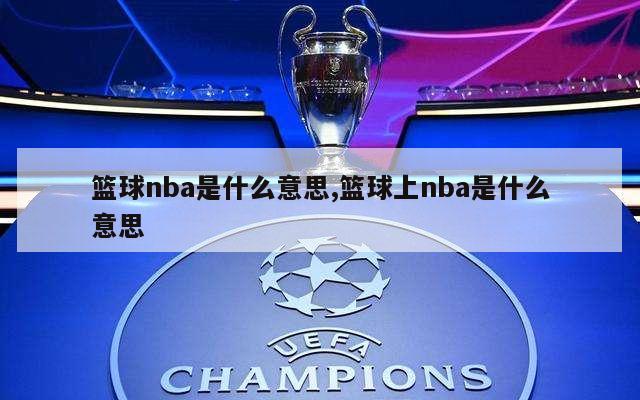 篮球nba是什么意思,篮球上nba是什么意思